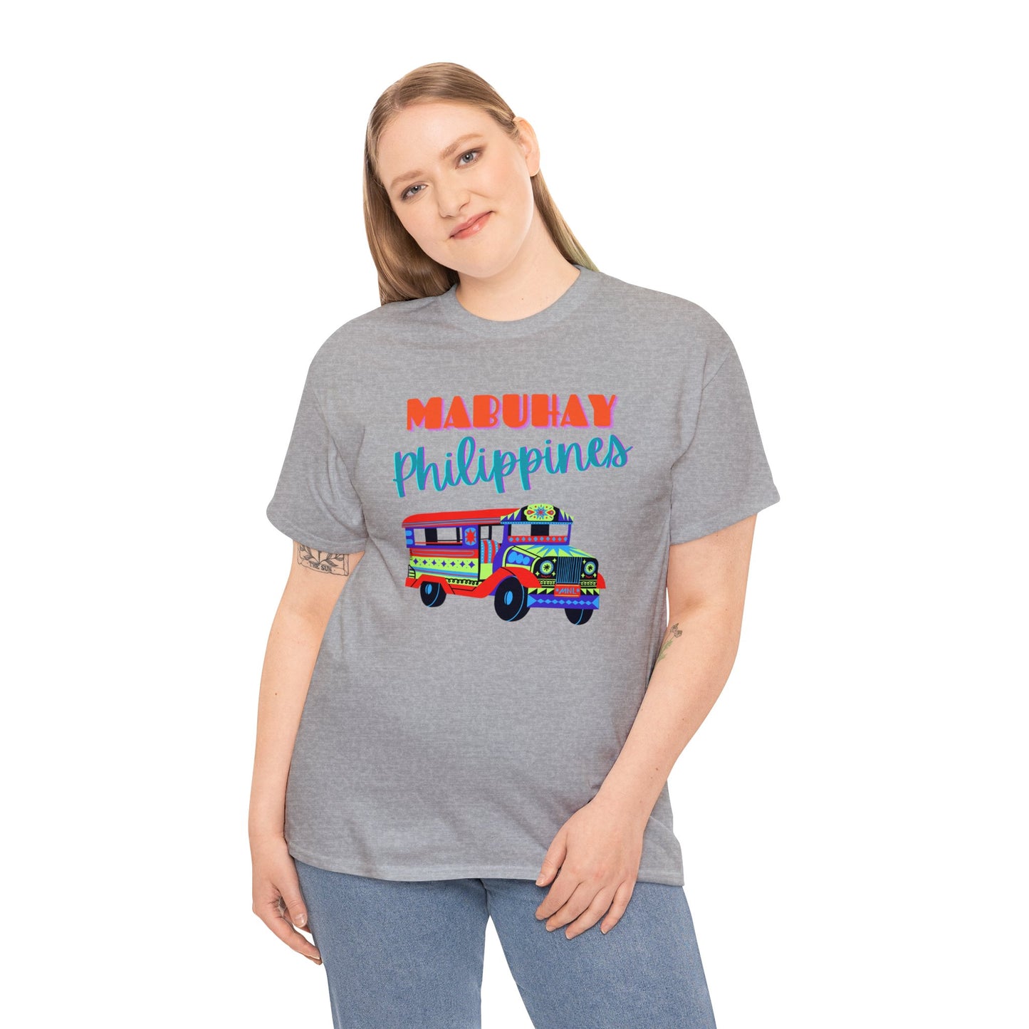 MABUHAY PHILIPPINES JEEPNEY - Unisex Heavy Cotton Tee