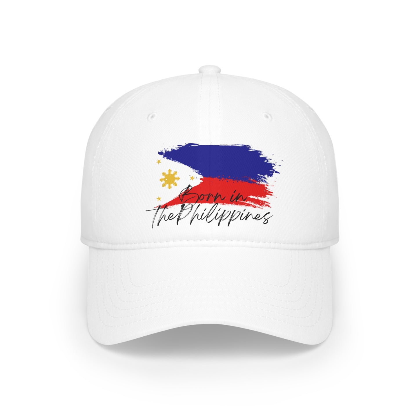 BORN IN THE PHILIPPINES - Low Profile Baseball Cap