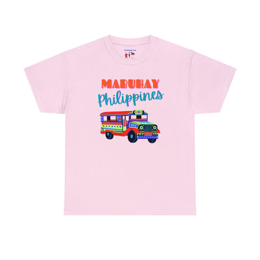 MABUHAY PHILIPPINES JEEPNEY - Unisex Heavy Cotton Tee